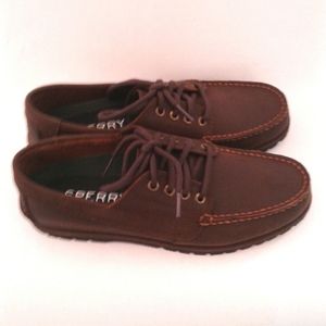 Mens Sperry Top Sliders Lugs Size 7M Brown NWT